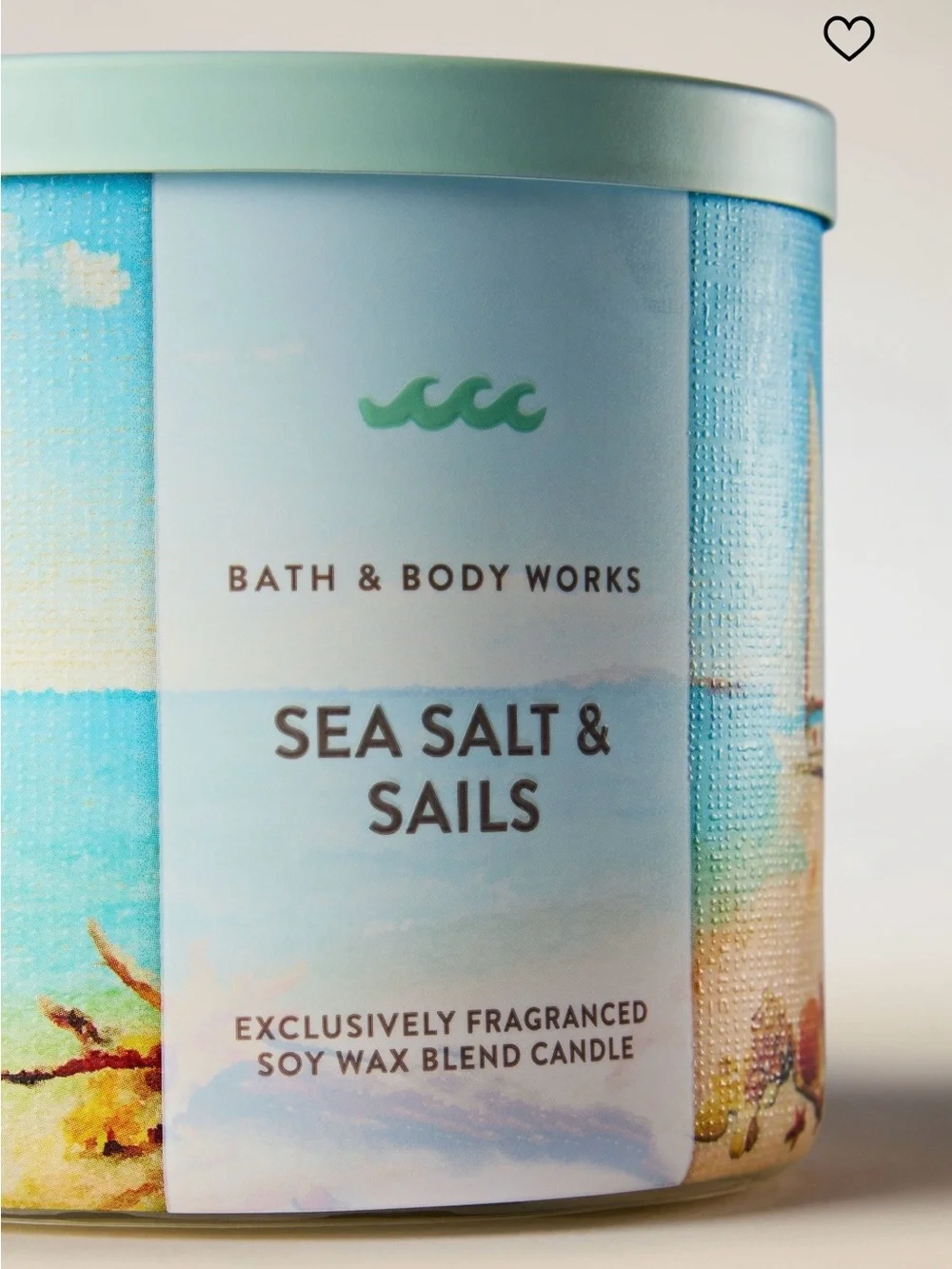 🆕Bath & Body Works Sea Salt & Sails 2 Wick Candle